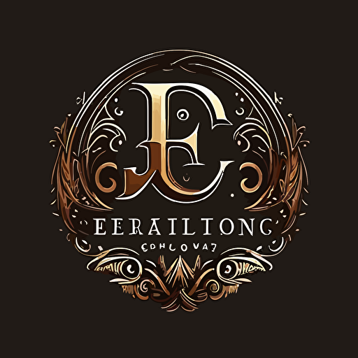 EG monogram logo shape vector template