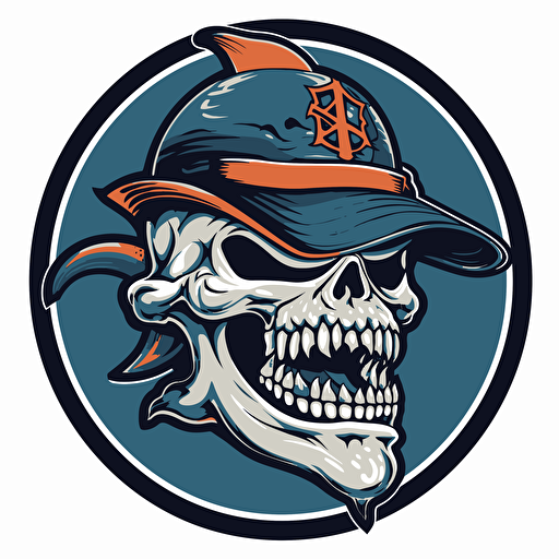 logo for a club rec team called the Pinellas County Jerkoffs, vector file, logo