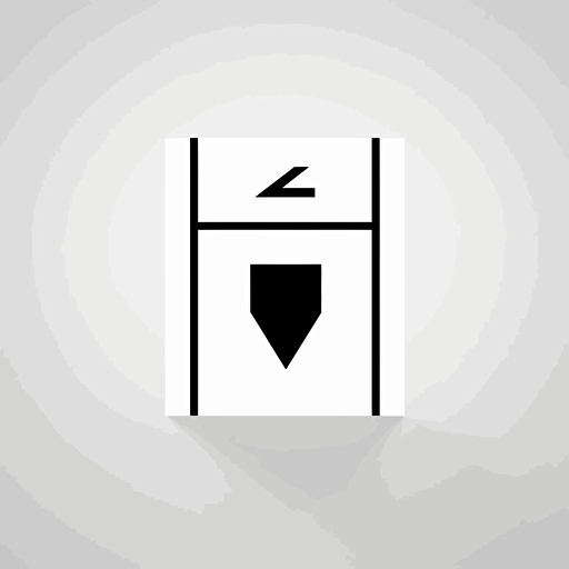 black and white, simple poll vector illustration