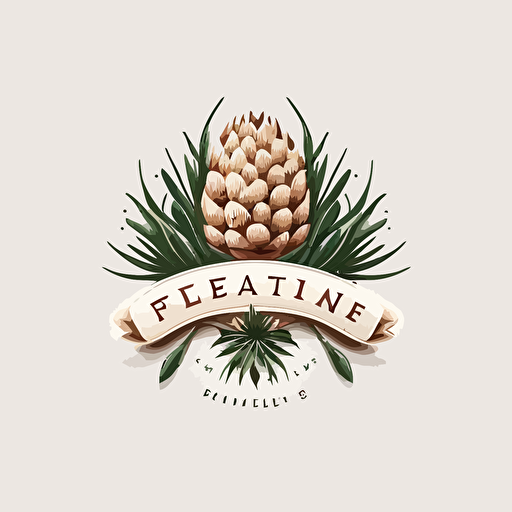 Petalpine Logo, White background, ecommerce brand, High quality, Ultra detailed, Vectoral