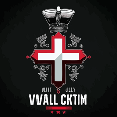 poland modern military cross, virtuti militari order, war, logo, vector, minimalistic, flat design