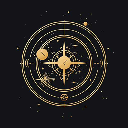 Stylish astrology consultancy logo, Apple Inc.