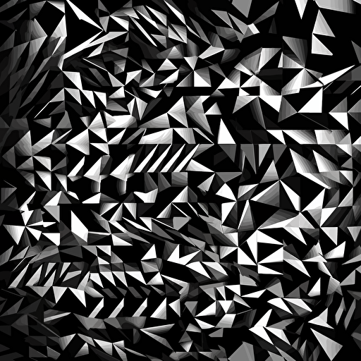 background made by pointed shapes. Black and white. Vector. Futurism