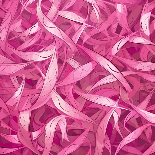 vector pink ribbon pattern