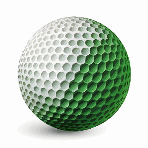 simple vector golf ball