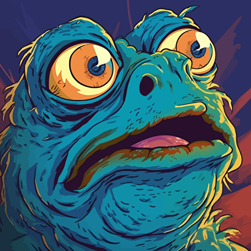 pepe the frog design vector