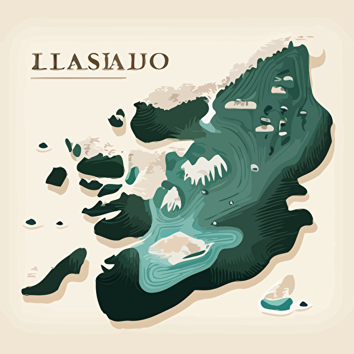 vector map of iceland