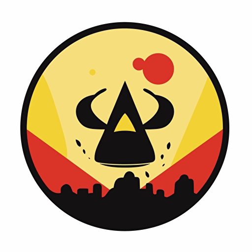 a cartoon logo of a map with , simple, vector