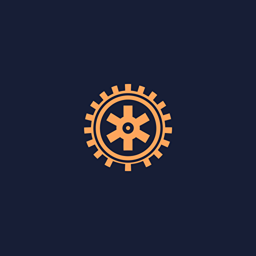 a simple vector logo, for a mechanical design company