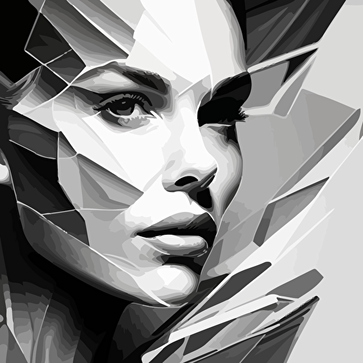 black and white color illustration, vector ::5 Gelatto::4 adobe illustrator::3