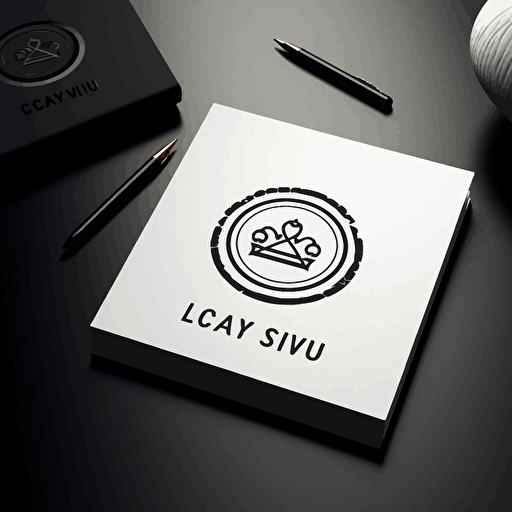 Create a modern minimalist logo of an exclusive high end fancy club, vector, 2 color, Saul Bass,