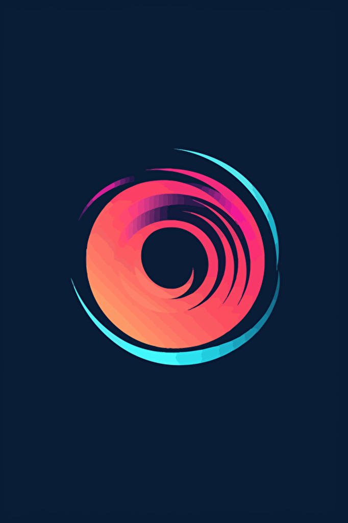 a Modern vector art logo of a speaker. Make it flat but modern. Simple