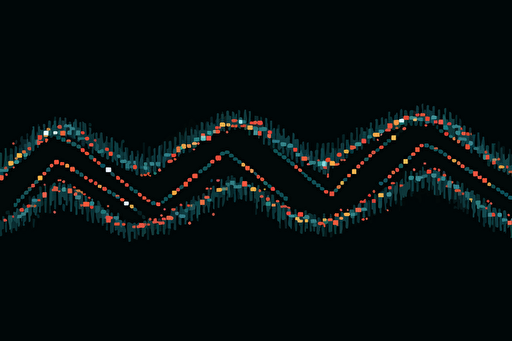 DNA sequence, simple vector art style