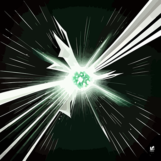 in space, laser beam, spark, white background, insanely detailed Vector illustration, style by Illumination