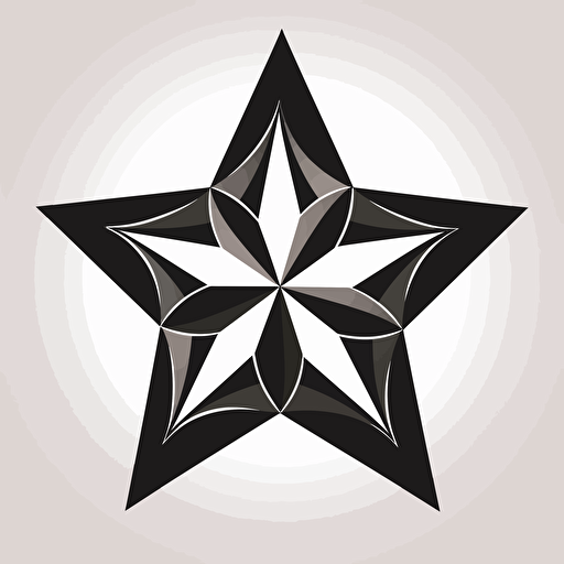 vector shape, rounded star