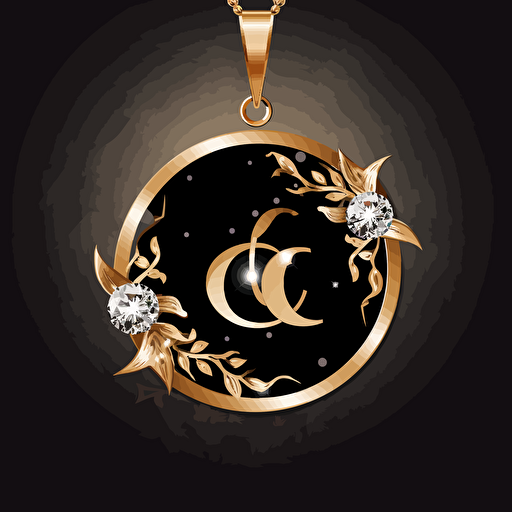 create simple vector jewelery logo