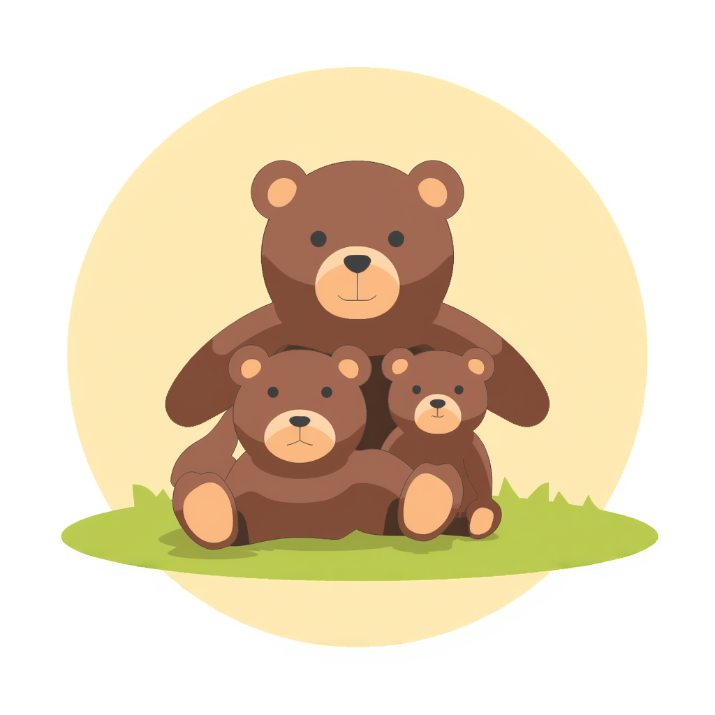 a family of bears