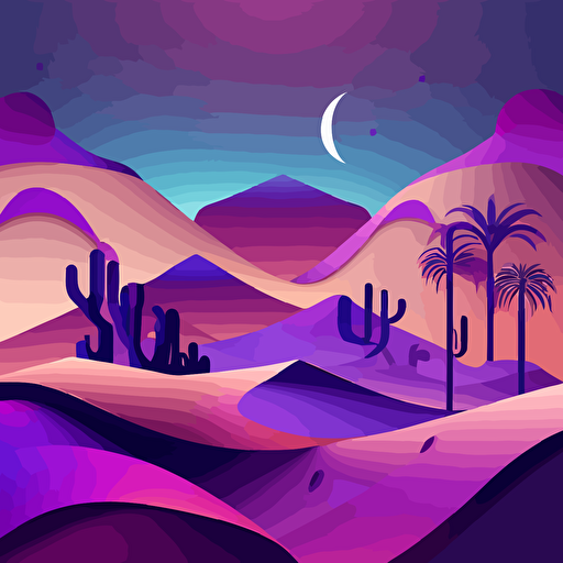 vector of sharp abstract purple and blue gradient shapes for stage visuals with saudi arabia landscape