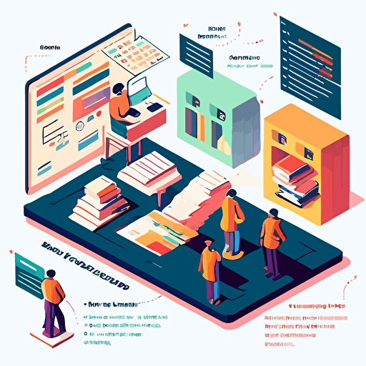 vector isometric illustration, Annotation is a time-consuming effort, and most platforms only keep the final outputs (polygons, class labels, etc.) our software reclaims this time spent annotating by treating user interactions as explanations for future AI training. Humans learn by seeing the whole process, not just the final product. Why not start teaching algorithms the same way? The software should identify where the user's attention is focused on a given image and generate corresponding statistics.