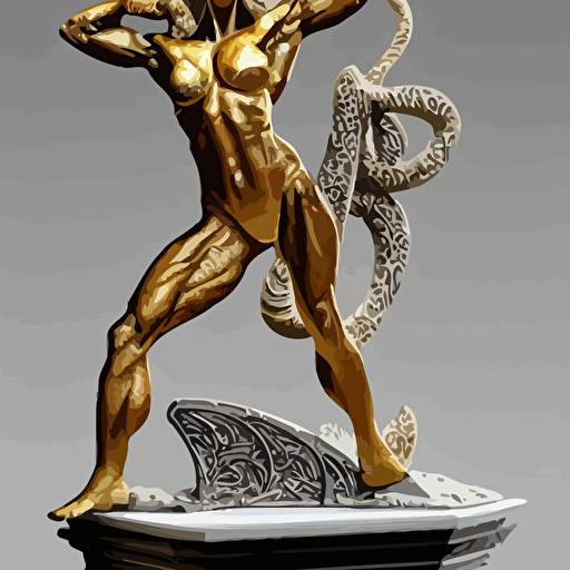 white marble bas relief bodybuilder female sculpture calligraphy hexagonal gold patterns style tsutomu nihei cinematic emil melmoth zdzislaw belsinki craig mullins yoji shinkawa trending artstation beautifully lit peter mohrbacher zaha hadid hyper detailed insane details intricate elite ornate elegant luxury dramatic lighting cgsociety hypermaximalist golden ratio environmental key art weta digital micro details 3d sculpture structure zbrush sculpt 8k octane render