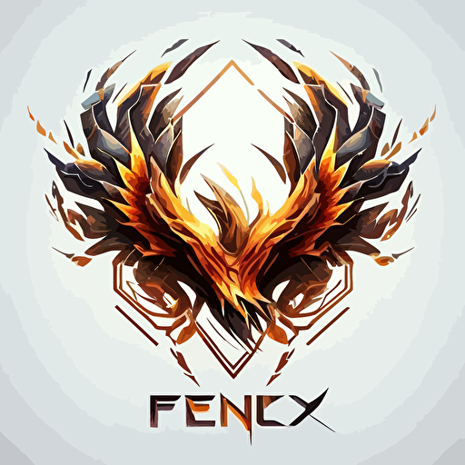 vector 2d fenix logo