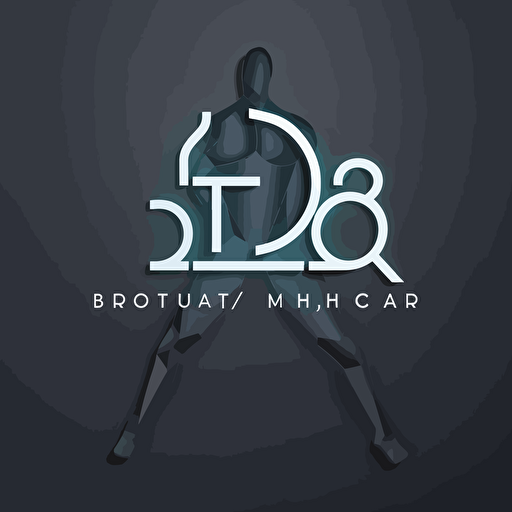 a logo with letters bodysculpt, 2d vector, modern, simple minimal