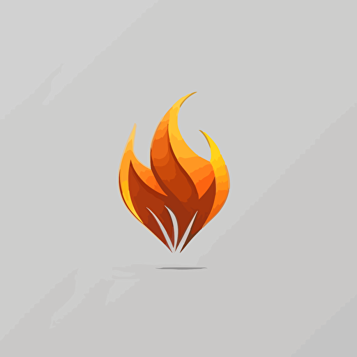 Minimal flat logo, basic form of wildfire, very simple clean design,very basic shape, , vector, 2d, flat,technology, called gymfire , gymshark style