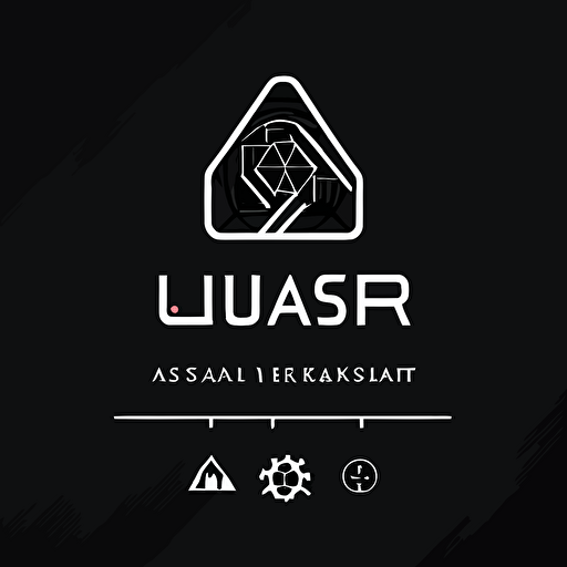 a simple modern logo for trading risk management ai called Quasar ai, high resolution, iconic, minimalist, flat vector