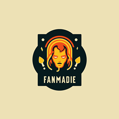 logo design about movies or games , branding logo, simple logo, creative logo, vector logo, simple colors, minimalist, movies, games, flat logo, references to movies and video games