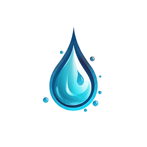 vector logo, Integraty Plumping, drop of water