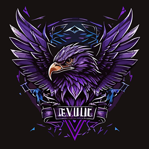 cool band logo for Diamond Eagle vector ultraviolet