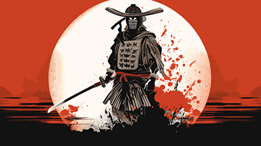 samurai, vector