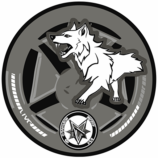 vector kids Soccer logo. Great white shark/wolf hybrid : : Shark : : 0.7 : : wolf : : 0.5