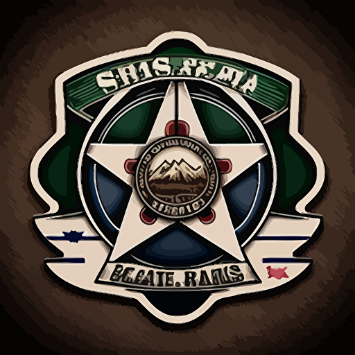 a simple vector logo for a paramedic program in Colorado Springs, the logo should include the EMS star of life, Colorado Springs skyline, Pikes peak