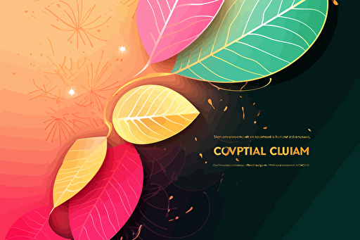 email invitation, End of Year celebration, vector, bright contrasting colors, simple but beautiful