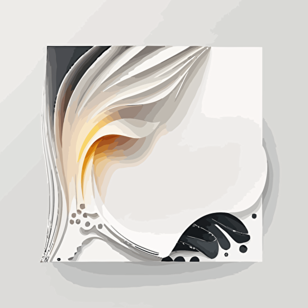 Premium Vector White background in abstract style mock up