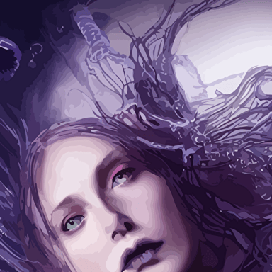 close portrait face beautiful gloomy gothic princess epic angle pose symmetrical artwork 3d depth field blurred background cybernetic jellyfish female face skull phoenix bird translucent nautilus energy flows water fire highly detailed epic cinematic concept art cg render maya blender photoshop octane render excellent composition cinematic dystopian brutalist atmosphere dynamic dramatic cinematic lighting aesthetic inspirational arthouse y greg rutkowski ilya kuvshinov wlop stanley artgerm lau ruan jia fenghua zhong