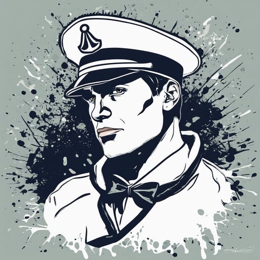 a sailor cap