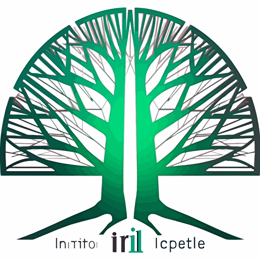 Logo for AI interest group, vector art, flat color, sticker