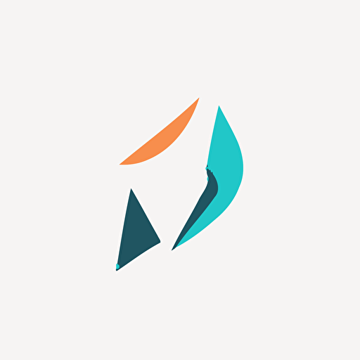 Simple logo for collaboration, no text, no letters, minimalistic, simplistic, futuristic, vector artsy illustration, flat, white background