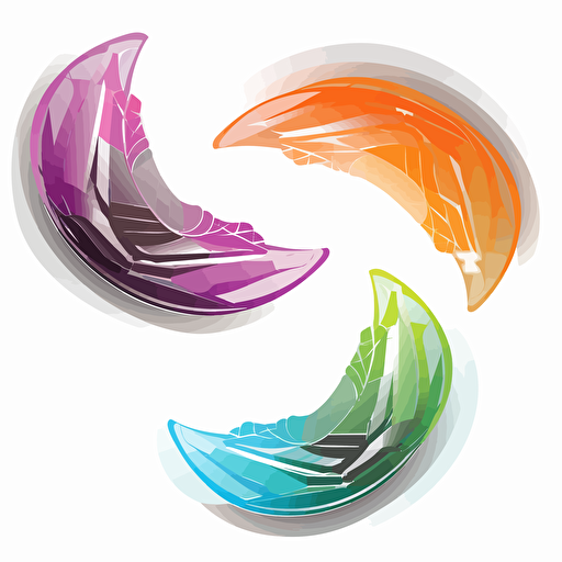 ogo, vector, wing at a chatbox flying, with this colors #002e5e, #b0b91b, #fdb814