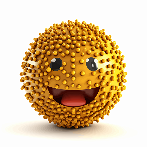 nanopunk smiley emogi, 2d, vector, white background