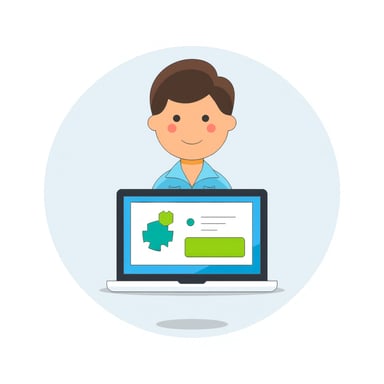 a man presenting code architecture 