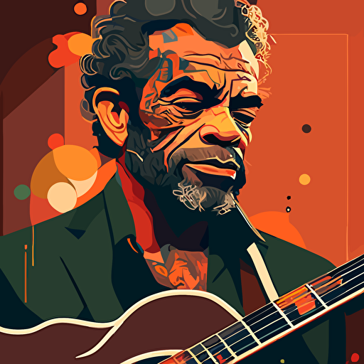 make a vector art of the brazilian singer and composer Belchior