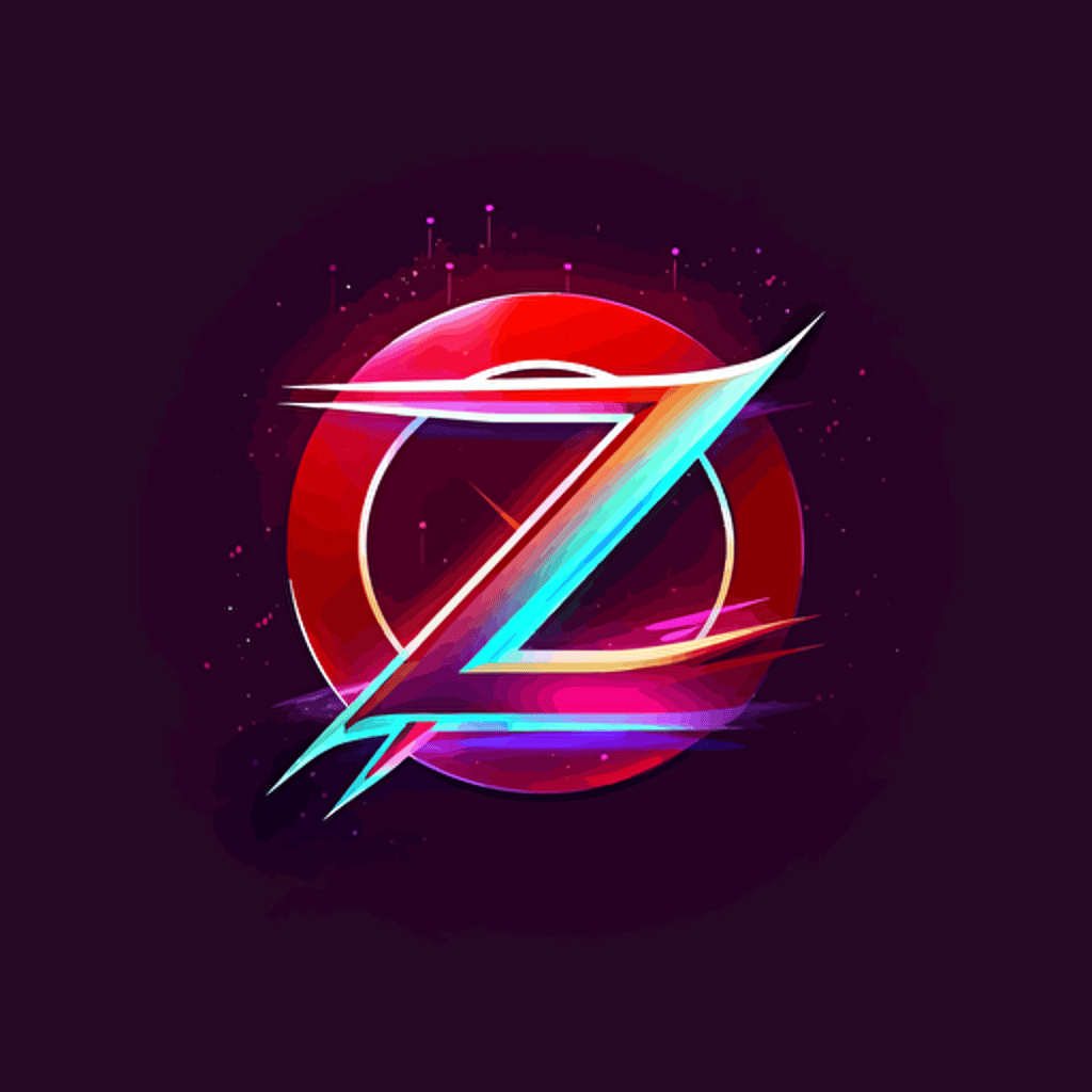 CZ combined logo in a futuristic super simple style, vector letter logo, vector letter simple logo