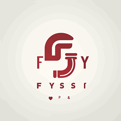 Made with English letters "F S Y", Logo, Logo, Textile Logo, Vector Logo, Corporate Logo, Modern Logo, Creative Logo, 2D Logo, Flat Logo, Minimal Logo Design with White Background.