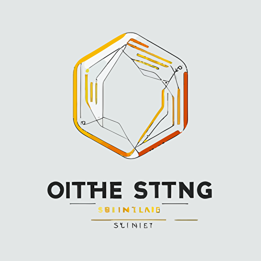 vector logo shape for Digital shifting System from offline to online system ,white background,vector shape