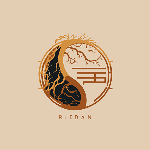 modern logo, featuring golden ration, extremely detailed, Studio Ghibli style, minimalistic, professional design, adobe illustrator, vector, no shadows, on transparent background