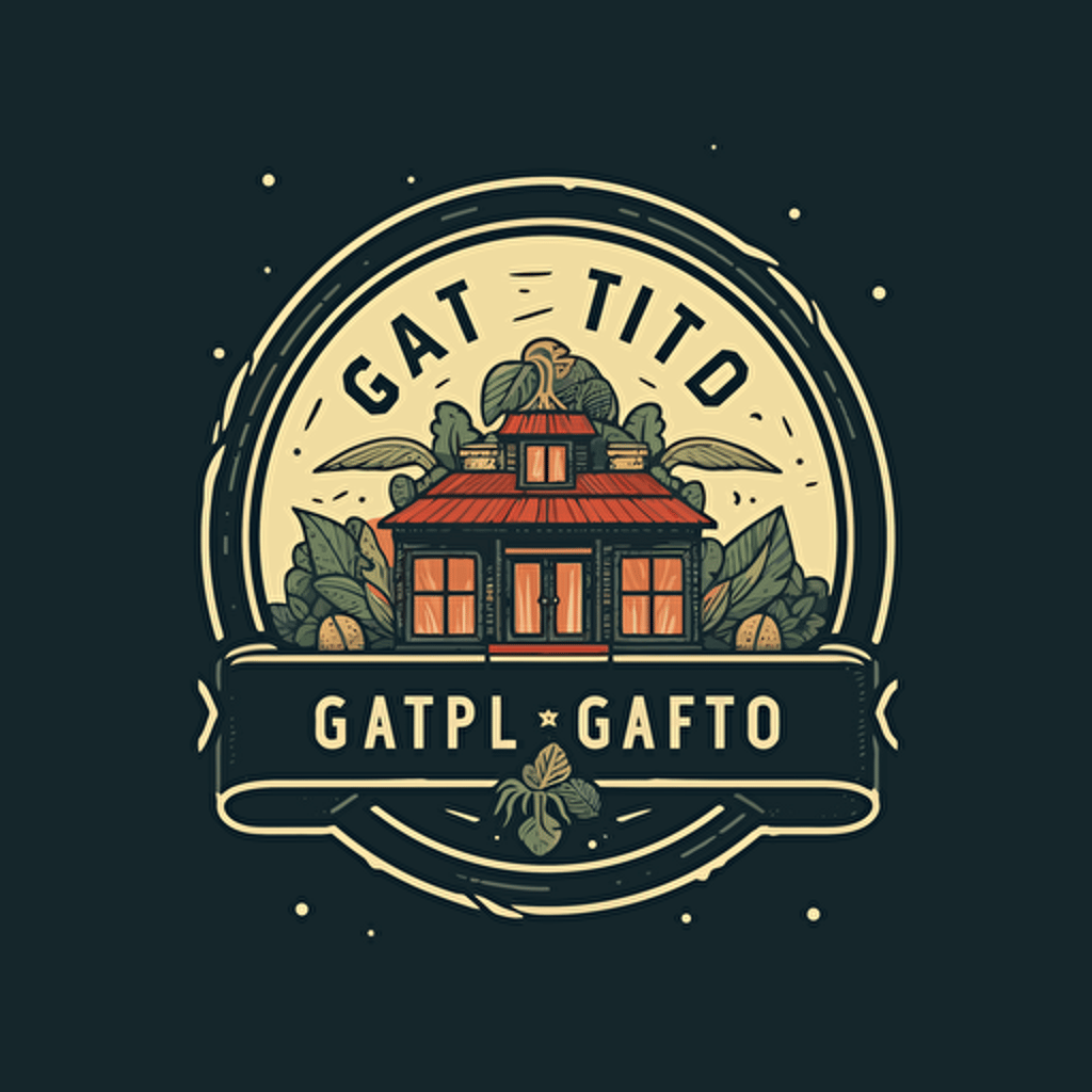 logo for gift shop minimal vector