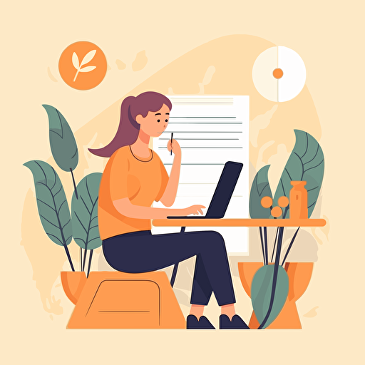 Vector style, Freepik, Selection and Verification, Ai, Computer, flat illustration